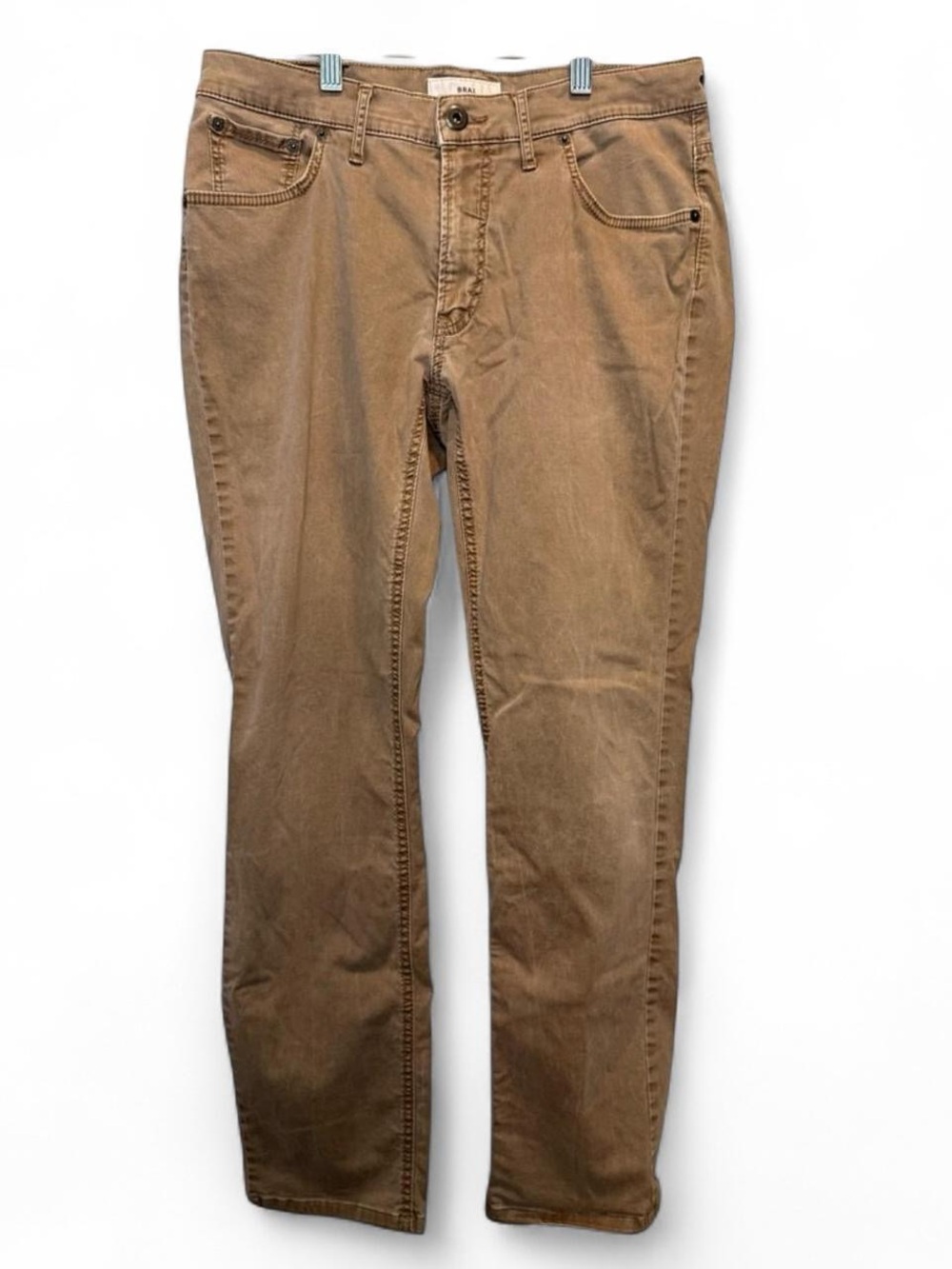 BRAX Chuck Modern Fit Men's Slim Straight Leg Pants Brown 32x30